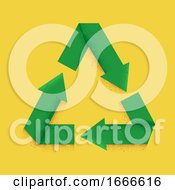Poster, Art Print Of Recycle Sign Symbol Illustration