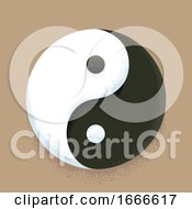 Poster, Art Print Of Taoism Symbol Yin Yang Illustration