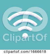 Poster, Art Print Of Wifi Signal Symbol Illustration