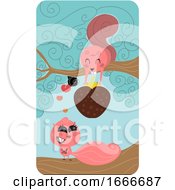 Poster, Art Print Of Squirrel Valentine