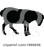 Poster, Art Print Of Sheep Farm Animal Silhouette