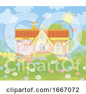 Poster, Art Print Of Cute House