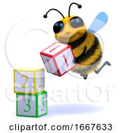 3d Bee Counts Blocks