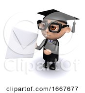 3d Graduate Has Mail by Steve Young