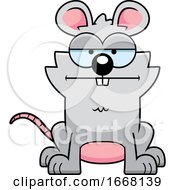 Poster, Art Print Of Cartoon Bored Mouse