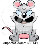 Poster, Art Print Of Cartoon Evil Mouse