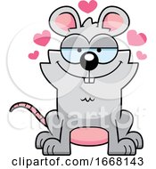 Poster, Art Print Of Cartoon Grinning Mouse
