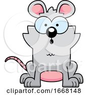 Poster, Art Print Of Cartoon Surprised Mouse