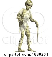 Poster, Art Print Of Walking Mummy