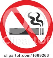 No Smoking Sign by Vector Tradition SM