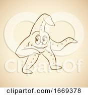 Poster, Art Print Of Happy Starfish