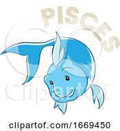 Poster, Art Print Of Pisces Fish Horoscope Zodiac Astrology