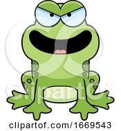 Cartoon Evil Frog by Cory Thoman
