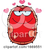 Poster, Art Print Of Cartoon Loving Red Cell Germ