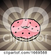 Poster, Art Print Of Donut Over Rays