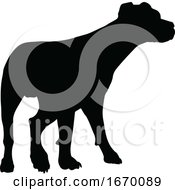 Poster, Art Print Of Dog Silhouette Pet Animal