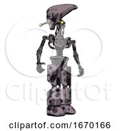 Poster, Art Print Of Android Containing Flat Elongated Skull Head And Light Chest Exoshielding And No Chest Plating And Prototype Exoplate Legs Smudgy Sketch Hero Pose