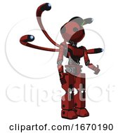 Cyborg Containing Oval Wide Head And Techno Mohawk And Light Chest Exoshielding And Ultralight Chest Exosuit And Blue Eye Cam Cable Tentacles And Prototype Exoplate Legs Cherry Tomato Red