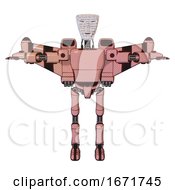 Cyborg Containing Humanoid Face Mask And Binary War Paint And Light Chest Exoshielding And Prototype Exoplate Chest And Stellar Jet Wing Rocket Pack And Ultralight Foot Exosuit Toon Pink Tint