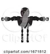 Android Containing Round Head And Maru Eyes And Heavy Upper Chest And Heavy Mech Chest And Ultralight Foot Exosuit Toon Black Scribbles Sketch T Pose