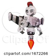 Cyborg Containing Grey Alien Style Head And Black Eyes And Galea Roman Soldier Ornament And Helmet And Light Chest Exoshielding And Prototype Exoplate Chest 
