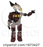 Poster, Art Print Of Mech Containing Bird Skull Head And Big Yellow Eyes And Robobeak Design And Light Chest Exoshielding And Yellow Chest Lights And Rocket Pack And Prototype Exoplate Legs Steampunk Copper