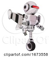 Android Containing Round Head And Horizontal Red Visor And Head Light Gadgets And Light Chest Exoshielding And Prototype Exoplate Chest And Stellar Jet Wing Rocket Pack And Unicycle Wheel
