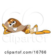 Clipart Picture Of A Chicken Drumstick Mascot Cartoon Character Resting His Head On His Hand by Toons4Biz