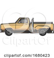 Poster, Art Print Of Pickup Truck