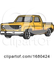 Poster, Art Print Of Pickup Truck