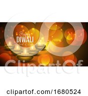 Poster, Art Print Of Decorative Diwali Banner Design