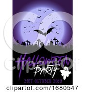 Poster, Art Print Of Background For Halloween Party Poster
