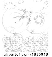 Poster, Art Print Of Swallow Bird In Flight