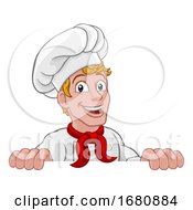 Poster, Art Print Of Chef Cook Baker Cartoon Character
