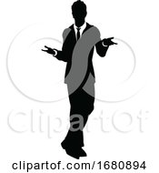 Poster, Art Print Of Silhouette Business Person