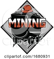 Poster, Art Print Of Mining Logo