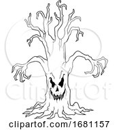 Poster, Art Print Of Creepy Tree