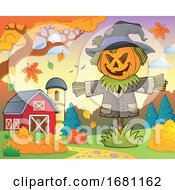 Poster, Art Print Of Halloween Scarecrow