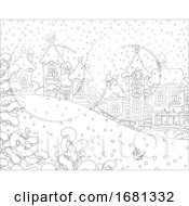 Poster, Art Print Of Winter Village