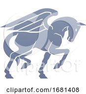 Pegasus Winged Horse Concept by AtStockIllustration