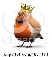 3d King Robin Red Breast