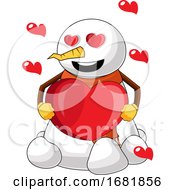 Snowman In Love by Morphart Creations