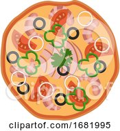 Poster, Art Print Of Tuna Pizza