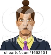 Poster, Art Print Of Guy With A Twisted Hair
