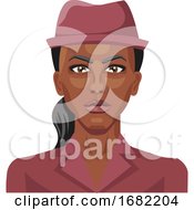 Poster, Art Print Of Pretty African Girl Wearing A Hat