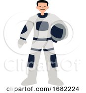 Poster, Art Print Of Astronaut Character