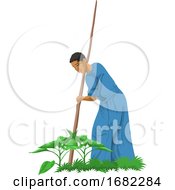 Poster, Art Print Of Farmer At Work