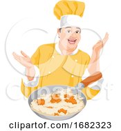 Poster, Art Print Of Happy Chef