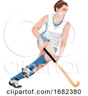 Female Hockey Player