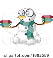 Poster, Art Print Of Smart Snowman